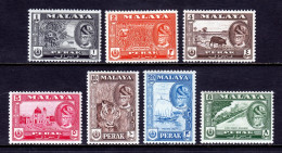 Malaya (Perak) - Scott #127//133 - MNH - SCV $8.20 - Perak