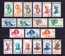 Madagascar - Scott #269-285 - MLH/Used - Complete Set, See Desc. - SCV $7.25 - Unused Stamps
