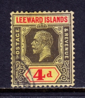 Leeward Islands - Scott #73 - Used - Short Perf, Pencil/rev. - SCV $24 - Leeward  Islands