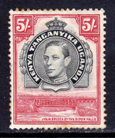 KUT - Scott #83 - MH - Crease, Toning, Sh. Perfs, Pencil/rev. - SCV $30 - Kenya, Oeganda & Tanzania