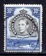 KUT - Scott #76a - Used - P14 - Pulled Perf LR, Pencil/rev. - SCV $12 - Kenya, Ouganda & Tanzanie