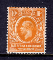 KUT - Scott #4 - MH - Pencil/rev. - SCV $9.75 - Kenya, Oeganda & Tanzania