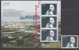 Acores 1996 - EUROPA, Femme Celebre, Mi-Nr. 456A+Bl. 15, Neufs** - Azores