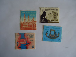 PALESTINE MNH 4 STAMPS   UAR MONUMENTS ANNIVERSARIES - Palestina