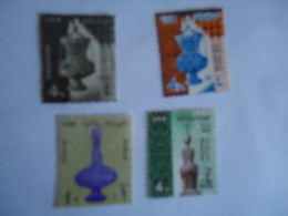 PALESTINE MNH  4 STAMPS   UAR ART MUSEUM - Palestina