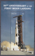 2018 Palau 4086/B378 50 Years Of Apollo 11 Moon Landing 7,50 € - Oceanië