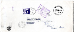 L76700 - Grossbritannien - 1972 - Unfrank OrtsBf GUILDFORF, Nachgesandt -> ALRESFORF, M 5p Portomke - Postage Due