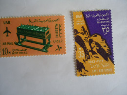 PALESTINE MNH 2 STAMPS   MUSEUM MONUMENTS - Palestine