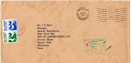 L76702 - Grossbritannien - 1973 - Unfrank Bf GREENOCK -> WINCHESTER, M 5p Portomarken-MiF - Postage Due