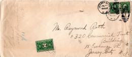 L76705 - USA - 1913 - 2@1¢ A OrtsBf JERSEY CITY, N.J., M 2¢ Paketportomarke - Postage Due