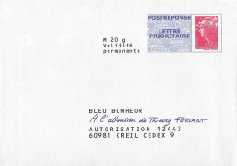 MARIANNE DE BEAUJARD PAP BLEU BONHEUR CREIL - NUMERO 10P429, VOIR LES SCANNERS - Prêts-à-poster:Answer/Beaujard