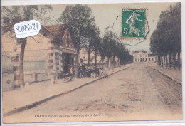 CHATILLON-SUR-SEINE- AVENUE DE LA GARE- UN CAFE-RESTAURANT - Chatillon Sur Seine