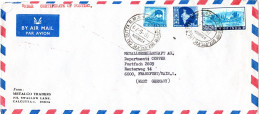 L76706 - Indien - 1970 - 2Rp Dal-See MiF A LpBf CALCUTTA -> Westdeutschland - Covers & Documents