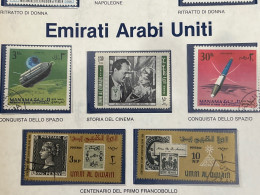 Interessante Selezione Di Francobolli Degli Emirati Arabi Uniti Usati E  Nuovi In Ottimo Stato (vedi Foto) - Autres & Non Classés