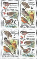 1083 - 4 Czech Republic Birds Bubting Bushtit Sparrow 2020 - Songbirds & Tree Dwellers