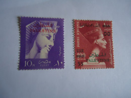 PALESTINE  UAR    MNH   STAMPS OVERPRINT  MONUMENTS - Palästina