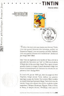 " TINTIN " Sur Notice Officielle 1er Jour De 2000. N° YT 3303. Parfait état. FDC à Saisir !!! - Bandes Dessinées