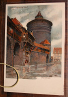 Ak CPA 1900's Nürnberg Gruss Aus Deutsches Reich Nuremberg Litho Spittler Thor Spittlertor - Nuernberg