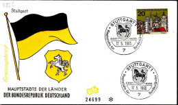 RFA Poste Obl Yv: 295C Mi:426 Stuttgart (TB Cachet à Date) Fdc Stuttgart 17-5-65 - 1961-1970