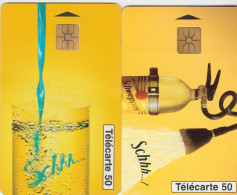 TC22 - LES 2 CARTES SCHWEPPES Pour 1 € - Zonder Classificatie