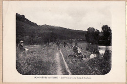 19322 / BONNIERES Sur SEINE Bras De JEUFOSSE Pêcheurs  à La Ligne 1910s Seine OIse Yvelines (78) - Bonnieres Sur Seine