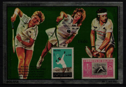 Bolivien Block 159 Postfrisch Tennis / Auf Zinnfolie #JA038 - Bolivia