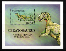 Komoren Block 408 Postfrisch Dinosaurier #JA081 - Comores (1975-...)