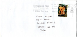 L76725 - Irland - 2002 - 57c Eichhoernchen EF A Bf ... - ... -> Japan - Cartas & Documentos