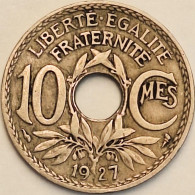 France - 10 Centimes 1927, KM# 866a (#3997) - 10 Centimes