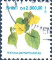 Brésil Poste Obl Yv:2094 Mi:2498 Hibiscus Parnambucensis (TB Cachet Rond) - Gebruikt