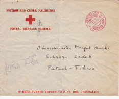 British Red Cross Palestine 1942 - Palestina