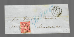 NDP: Nachverwendet 1868 T&T, Vacha  - Storia Postale