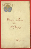 Théâtre National De L'Opéra à Paris (75) - Roméo Et Juliette - Opéra De J. Barbier M. Carré - Musique C. Gounod - 1909 - Programmes