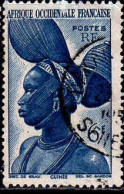 AOF Poste Obl Yv:38 Mi:48 Guinée Femme Foulah (Beau Cachet Rond) - Oblitérés