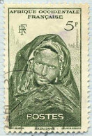 AOF Poste Obl Yv:37 Mi:47 Mauritanie Jeune Femme De Tin-Deila (TB Cachet Rond) - Gebraucht