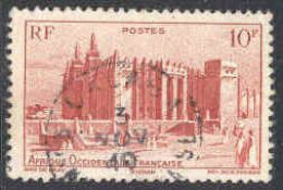 AOF Poste Obl Yv:39 Mi:49 Soudan Grde Mosquée De Djenné (Beau Cachet Rond) - Used Stamps