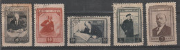 1945 - 75 Anniv. De La Naissance De Lenin Mi No 983/987 - Usados
