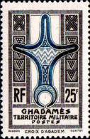 Ghadamès Poste N** Yv:8 Mi:8 Croix D'Agadem (Dent 1 Peu Courte) Voir Scan - Ungebraucht