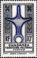 Ghadamès Poste N** Yv:4 Mi:4 Croix D'Agadem - Neufs