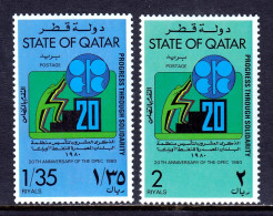 Qatar - Scott #583-584 - MNH - SCV $11.75 - Qatar