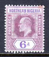 Northern Nigeria - Scott #24a - MH - Chalky Paper - Toning Spot UR - SCV $45 - Nigeria (...-1960)