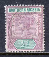 Northern Nigeria - Scott #1 - Used - Perf Crease LR Corner - SCV $22 - Nigeria (...-1960)