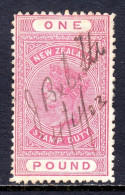 New Zealand - Scott #AR15 - Used - Small Thin, Perf Tear LR Cnr., Revenue Cancel - Other & Unclassified