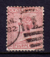 New Zealand - Scott #54 - Used - Lt. Creasing, Pencil/rev. - SCV $75 - Used Stamps