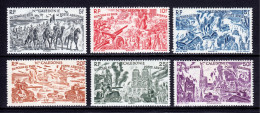 New Caledonia - Scott #C15-C20 - MH - Puncture UL #C16, Thin #C18 - SCV $13 - Neufs