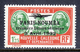 New Caledonia - Scott #200 - MH - Tiny Thin - SCV $9.50 - Unused Stamps