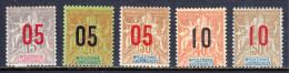 New Caledonia - Scott #117-121 - MH - See Description - SCV $11 - Nuovi