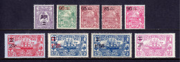 New Caledonia - Scott #124//133 - MH - See Description - SCV $12 - Ongebruikt