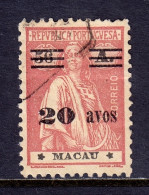 Macao - Scott #267 - Used - Hinge Stain Visibile On Reverse, Lt. Crease - SCV... - Usati