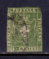 Italy (Tuscany) - Scott #18a - Close Cut, Cnr. Nicks, Thin UR - Used - SCV $350 - Toscane